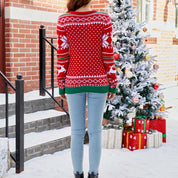 Sweter Świąteczny w Luźnym Stylu