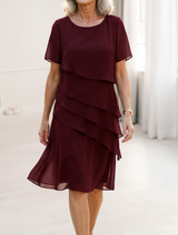 Juliette – Sukienka elegancka, zwiewna z falbanami