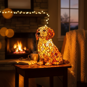 "Statua Lilii duchowych Golden Retrieverów"