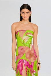 Sukienka Riviera Long - Limonata Green