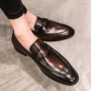 Eleganckie Skórzane Mokasyny