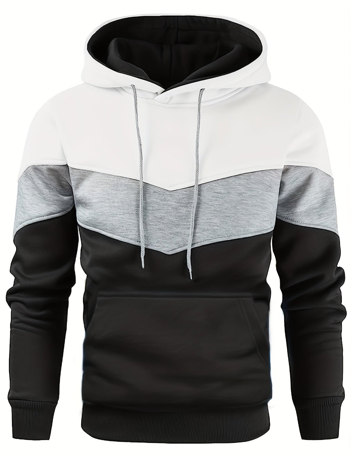 Męska Bluza Kolorowa Streetwear z Kieszenią Kangurzą