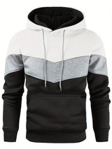Męska Bluza Kolorowa Streetwear z Kieszenią Kangurzą