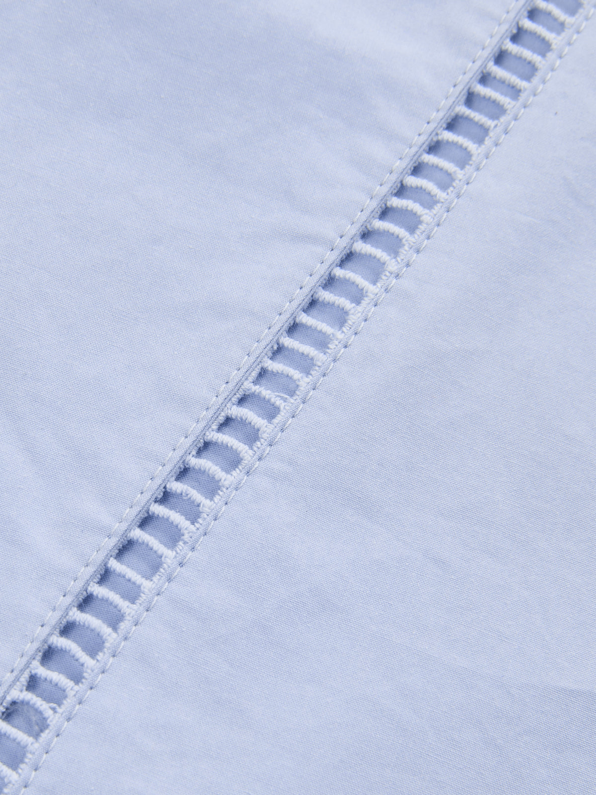 Bawełnowa Sukienka Mini z Dekoltem w Serek i Lanternowymi Rękawami z Paskiem