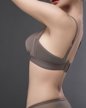 Miękki biustonosz bralette z siateczką