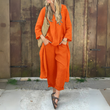MAURA™ – Luźna Elegancja Zestaw Dwu-częściowy