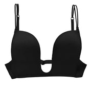 Biustonosz push-up obniżony mostek