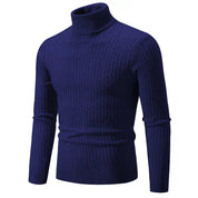Elegancki sweter z golfem dla mężczyzn