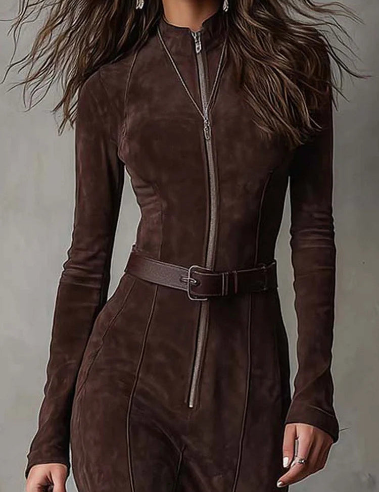 VintageBrownZipperBeltedMaxiDress_2.jpg