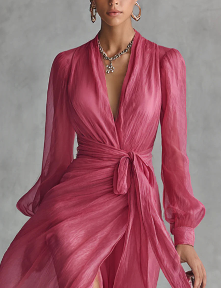 Women_sElegantRosePinkPearlChiffonV-neckTie-waistLongDressMDZ1925A7BA.jpg