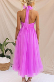 Sukienka maxi z tiulu z detalami w stylu fairy vibes