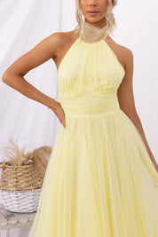 Sukienka maxi z tiulu z detalami w stylu fairy vibes