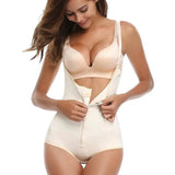 Body wyszczuplające zapinane na brzuchu