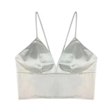 Biustonosz bralette satynowy