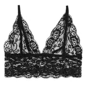 Biustonosz koronkowy bralette prześwitujący