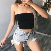 Biustonosz bandeau gładki