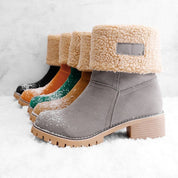 Luisa™ – Stylowe, ciepłe śniegowce ze skóry