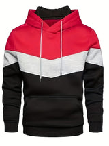 Męska Bluza Kolorowa Streetwear z Kieszenią Kangurzą