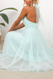 Sukienka maxi z tiulu z detalami w stylu fairy vibes