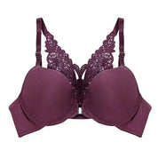 Biustonosz push-up z koronkowymi plecami