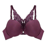 Biustonosz push-up z koronkowymi plecami