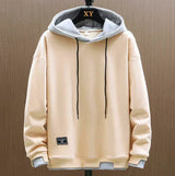 Męski Sportowy Dwukolorowy Oversized Hoodie