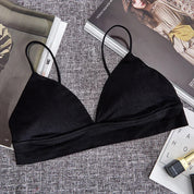 Miękki biustonosz bralette na cienkich ramiączkach