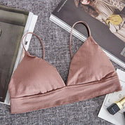 Miękki biustonosz bralette na cienkich ramiączkach
