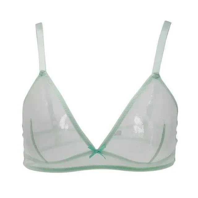 Transparentny biustonosz