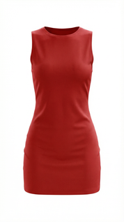 Sukienka mini Donna z dopasowanym krojem