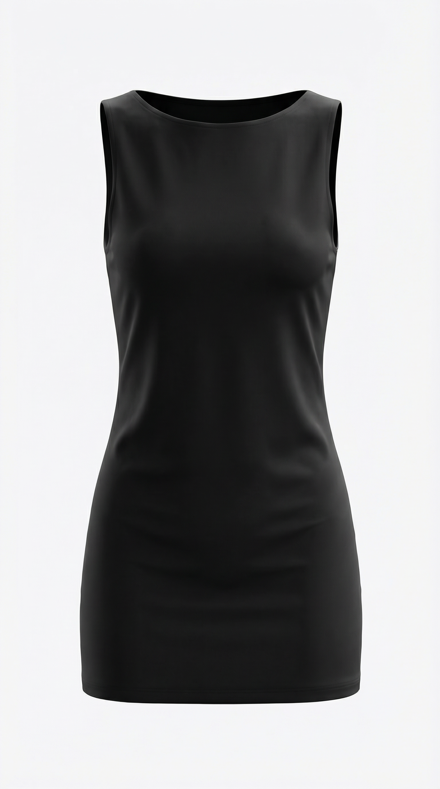 Sukienka mini Donna z dopasowanym krojem