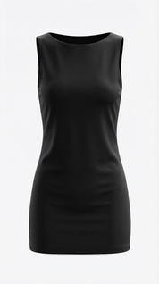 Sukienka mini Donna z dopasowanym krojem