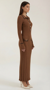 Sukienka maxi Josephine z dzianiny bodycon