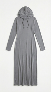 Marilyn Maxi-Jerseykleid mit Kapuze