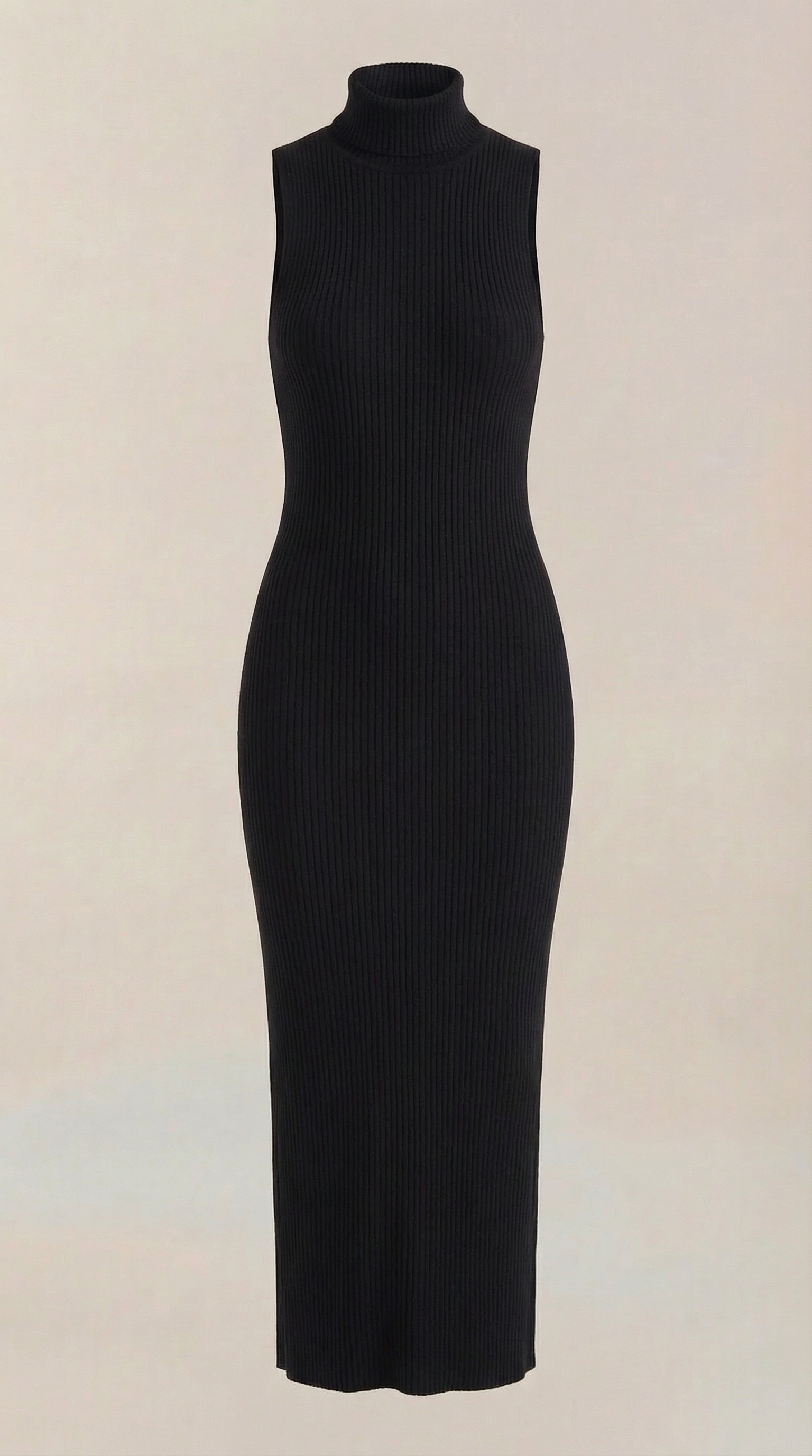 Sukienka maxi Sonia Bodycon z wysokim kołnierzem