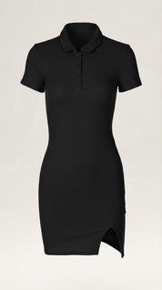 Sukienka mini Zara w stylu polo