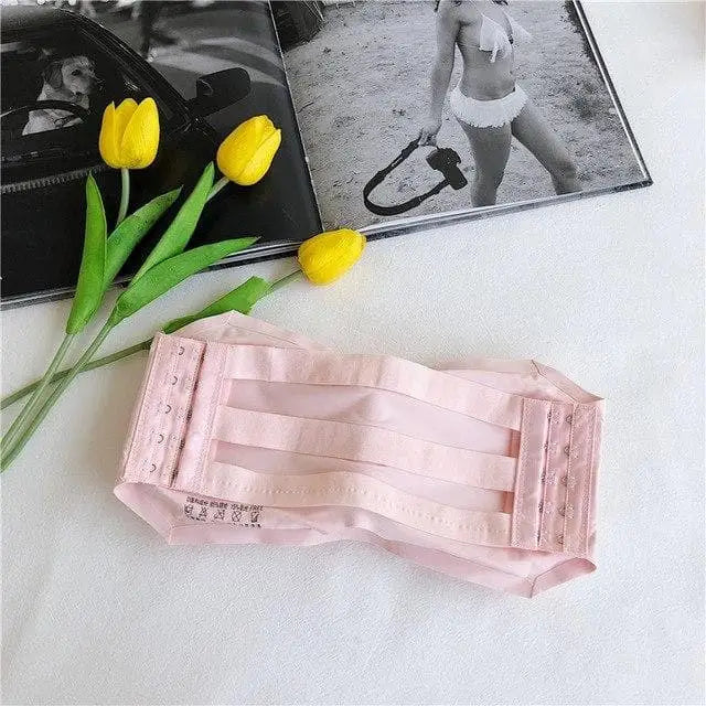 Biustonosz bandeau z regulowanym obwodem
