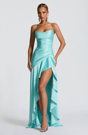 Sukienka Samira Maxi - Aqua