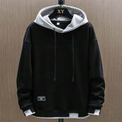 Męski Sportowy Dwukolorowy Oversized Hoodie