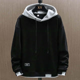 Męski Sportowy Dwukolorowy Oversized Hoodie