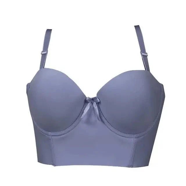 Biustonosz push-up krój półgorset