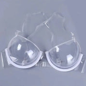 Biustonosz push-up transparentny