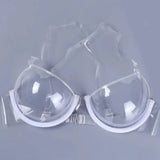 Biustonosz push-up transparentny