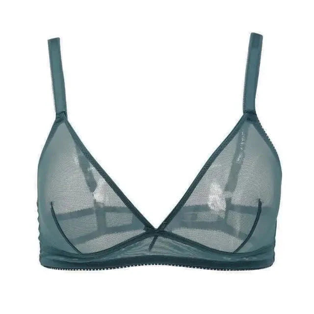 Transparentny biustonosz